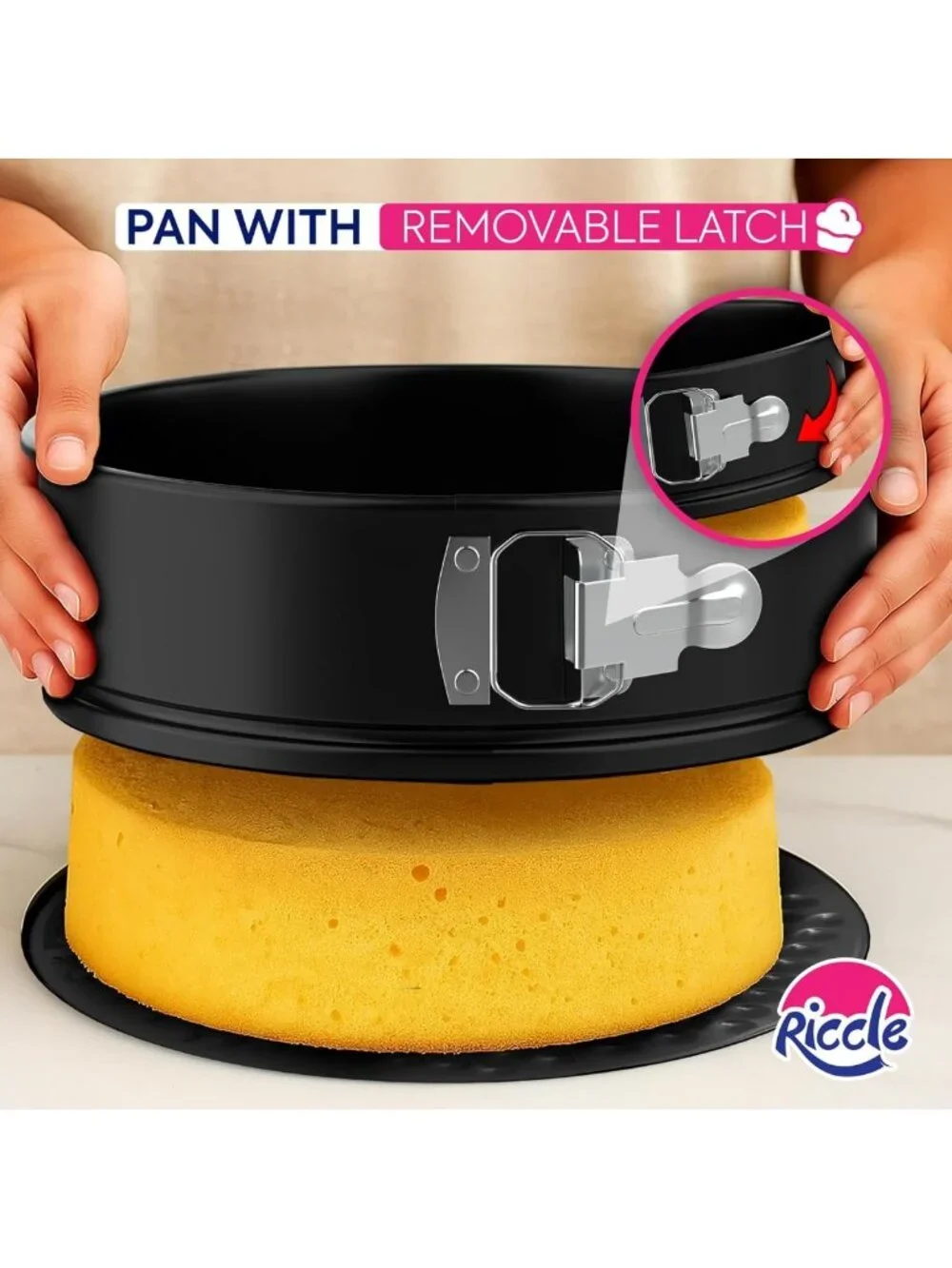 148PC Non-Stick Springform Cake Pan Set, Decorating Kit & Piping Bags, Leveler
